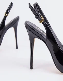 Women L'INTERVALLE Janeiro Black Patent