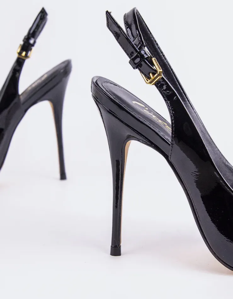 Women L'INTERVALLE Janeiro Black Patent