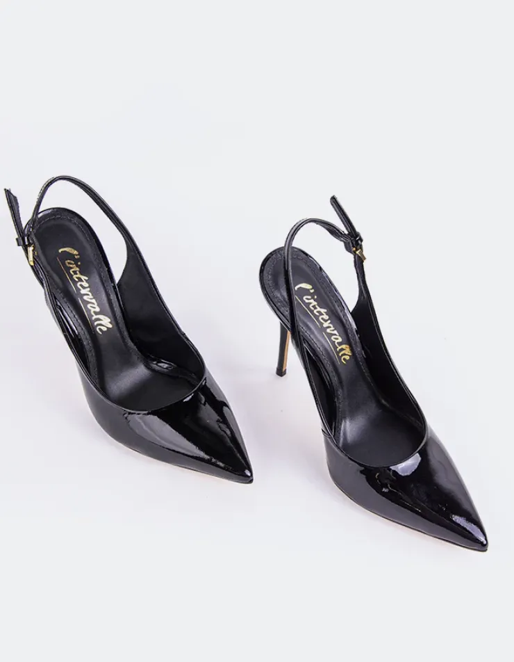 Women L'INTERVALLE Janeiro Black Patent