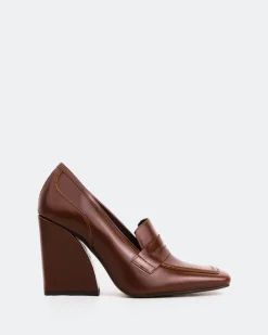 Women L'INTERVALLE Jardins Chestnut Leather