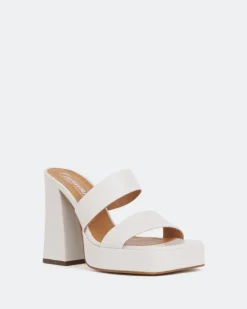 Women L'INTERVALLE Jinx Off White Leather/Cuir Blanc Cassé