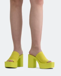 Women L'INTERVALLE Jourdan Yellow Lycra