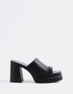 Women L'INTERVALLE Kalamata Black Leather
