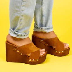 Women L'INTERVALLE Kitten Tan Suede