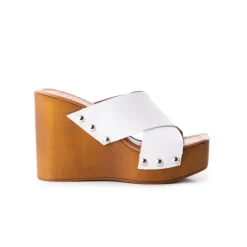 Women L'INTERVALLE Kitten White Leather