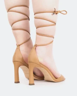 Women L'INTERVALLE Lavo, Camel Leather/Cuir Chameau