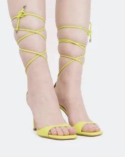 Women L'INTERVALLE Lavo, Lime Leather/Cuir Citron