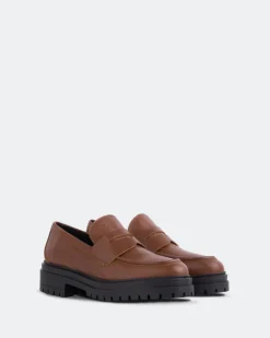 Women L'INTERVALLE Leissa Cognac Leather