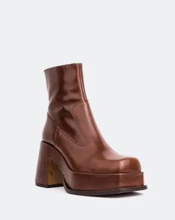 Women L'INTERVALLE Lepic Chestnut Leather