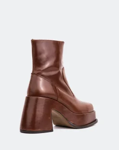 Women L'INTERVALLE Lepic Chestnut Leather