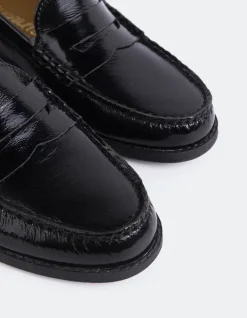 Women L'INTERVALLE Lettine Black Naplack Leather