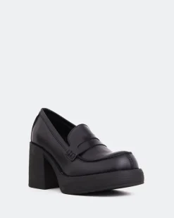 Women L'INTERVALLE Levigne Black Leather