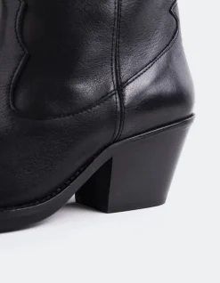 Women L'INTERVALLE Lewisham Black Leather