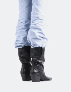 Women L'INTERVALLE Lewisham Black Leather