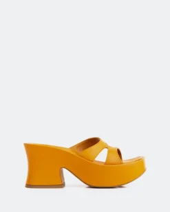 Women L'INTERVALLE Lexus Orange Leather