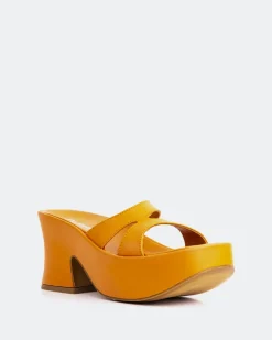 Women L'INTERVALLE Lexus Orange Leather