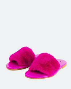 Women L'INTERVALLE Lillet Fuchsia Faux Fur