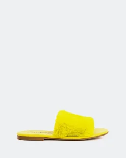 Women L'INTERVALLE Lillet Lime Faux Fur