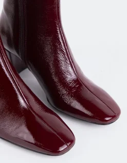 Women L'INTERVALLE Lioni Burgundy Naplack