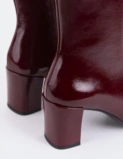 Women L'INTERVALLE Lioni Burgundy Naplack