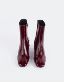 Women L'INTERVALLE Lioni Burgundy Naplack