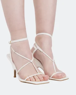 Women L'INTERVALLE Liquid White Leather