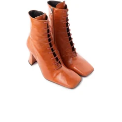 Women L'INTERVALLE Lockwood Burnt Orange Leather