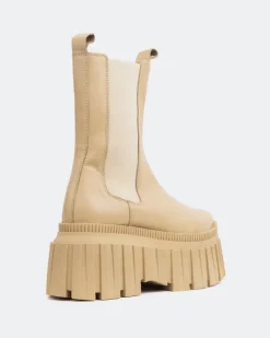 Women L'INTERVALLE Lorana Cream Leather