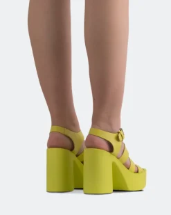 Women L'INTERVALLE Loup Yellow Leather