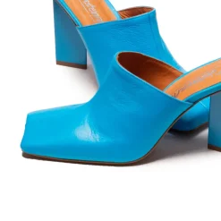 Women L'INTERVALLE Loutro Electric Blue Leather