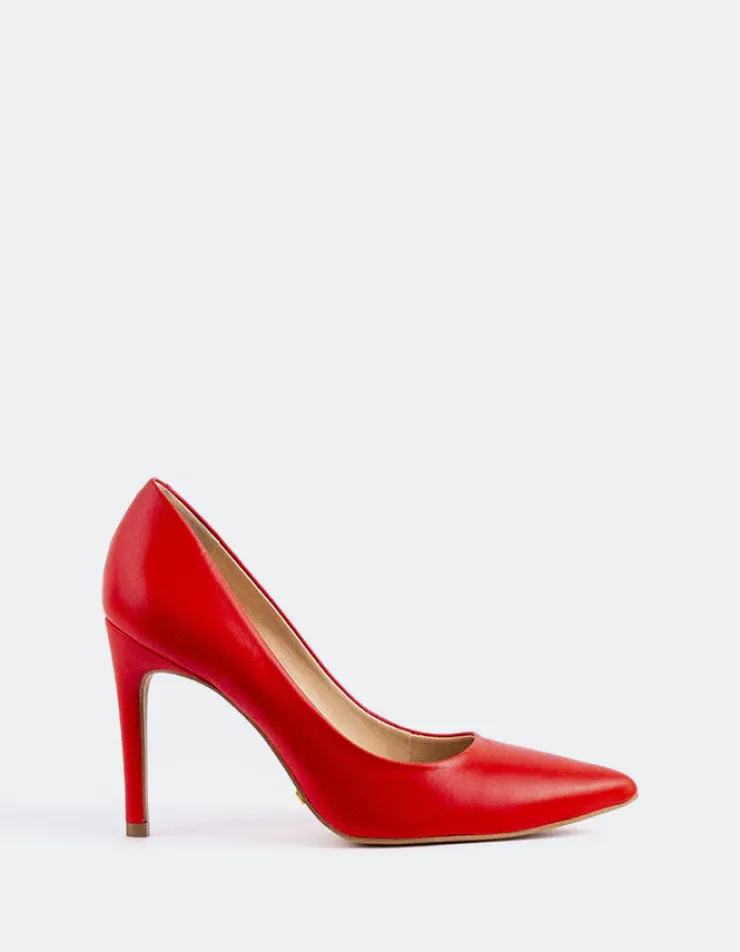 Women L'INTERVALLE Love Red Leather
