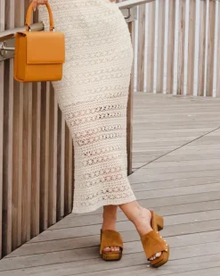 Women L'INTERVALLE Maja Cognac Suede