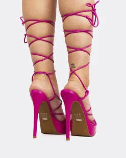 Women L'INTERVALLE Malibu Fuchsia Leather