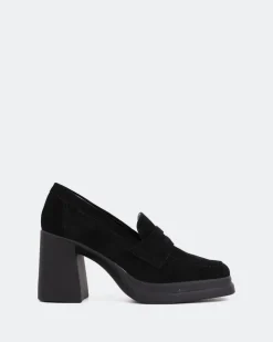 Women L'INTERVALLE Mantova Black Suede
