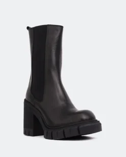 Women L'INTERVALLE Maple Black Leather