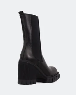 Women L'INTERVALLE Maple Black Leather