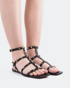 Women L'INTERVALLE Marcie Black Leather
