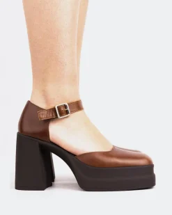 Women L'INTERVALLE Marconi Brown Leather