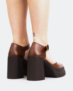 Women L'INTERVALLE Marconi Brown Leather