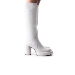 Women L'INTERVALLE Maverik White Leather