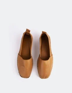 Women L'INTERVALLE Medusa Tan Leather