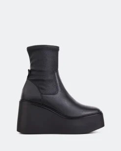 Women L'INTERVALLE Mellini Black Leather