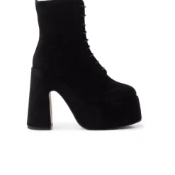 Women L'INTERVALLE Mellow Black Suede