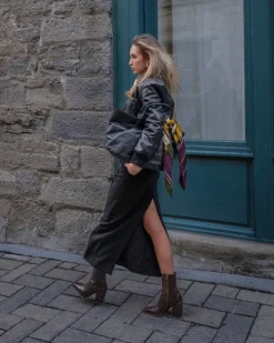 Women L'INTERVALLE Meraly Dark Brown Leather