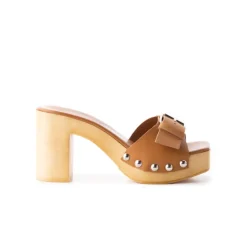 Women L'INTERVALLE Micro Tan Leather