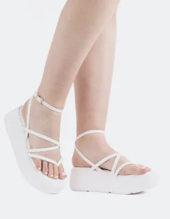 Women L'INTERVALLE Miel White Leather
