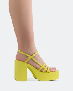 Women L'INTERVALLE Minou Yellow Leather