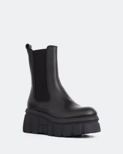 Women L'INTERVALLE Mission Black Leather