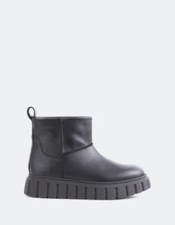 Women L'INTERVALLE Mortara Black Leather