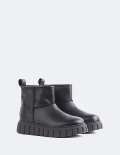 Women L'INTERVALLE Mortara Black Leather